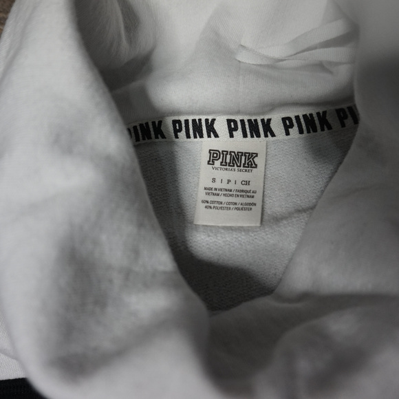 PINK Victoria's Secret Cowl Neck Sweatshirt | SZ S - Picture 5 of 5